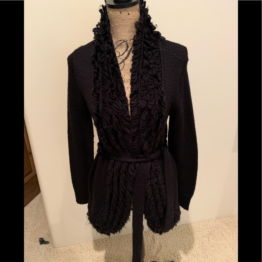 Chico’s knit cardigan with removable belt